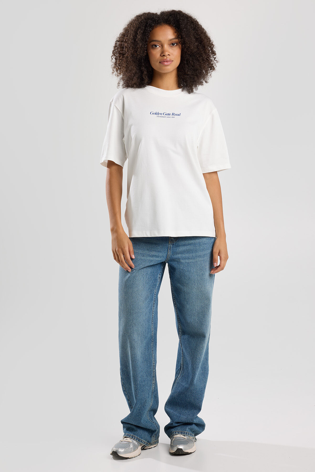 Off white shirt dames top