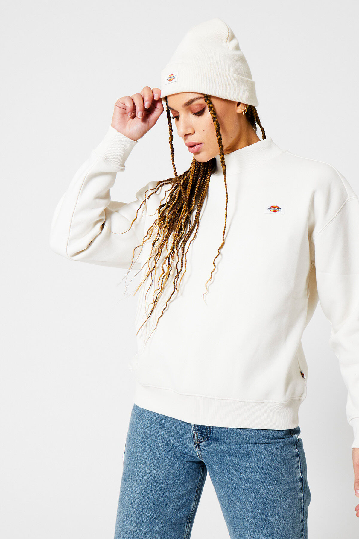 Women Dickies sweater Ecru America Today