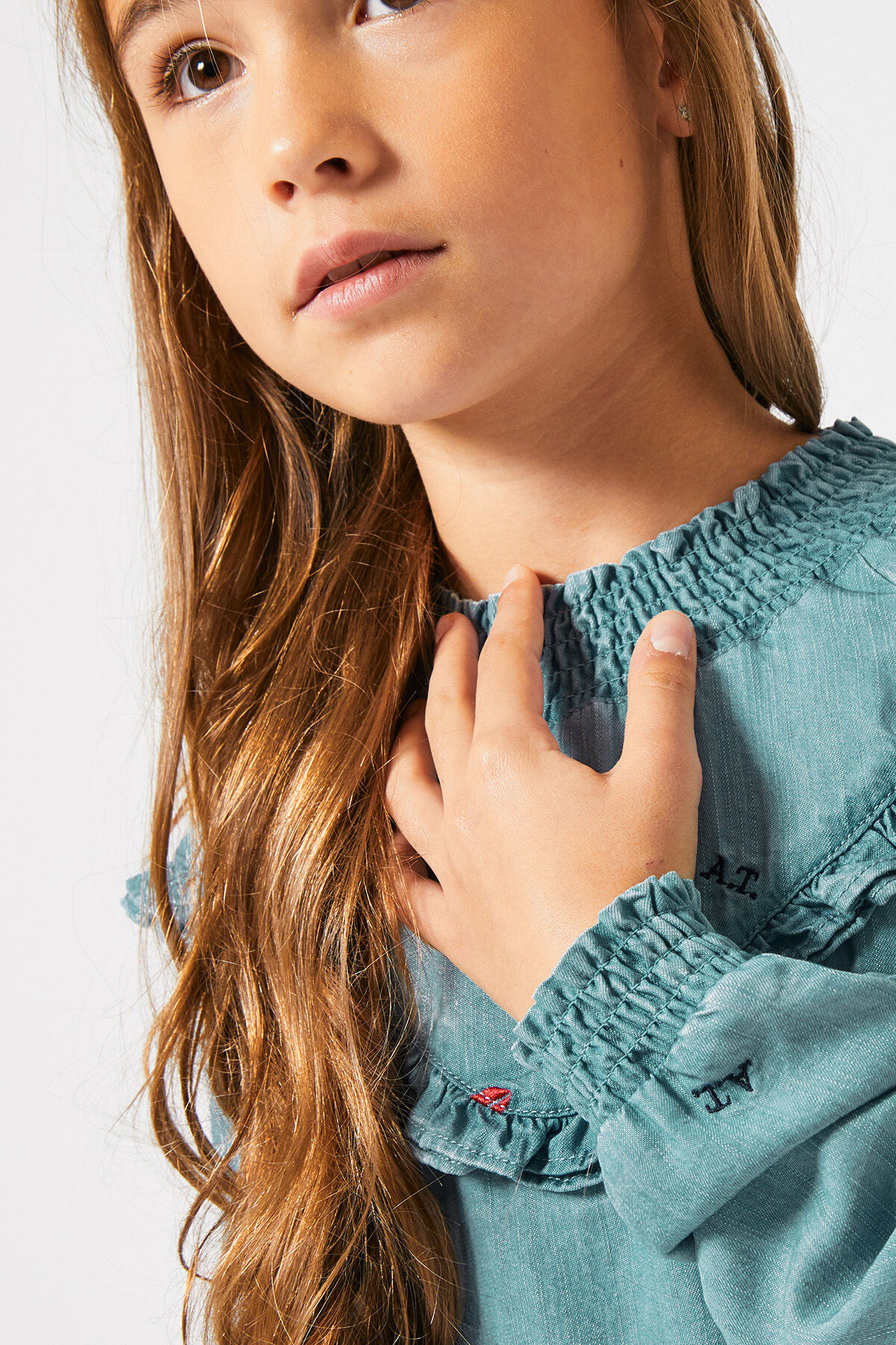 Blouse collar Bowdy denim Jr. image number 3