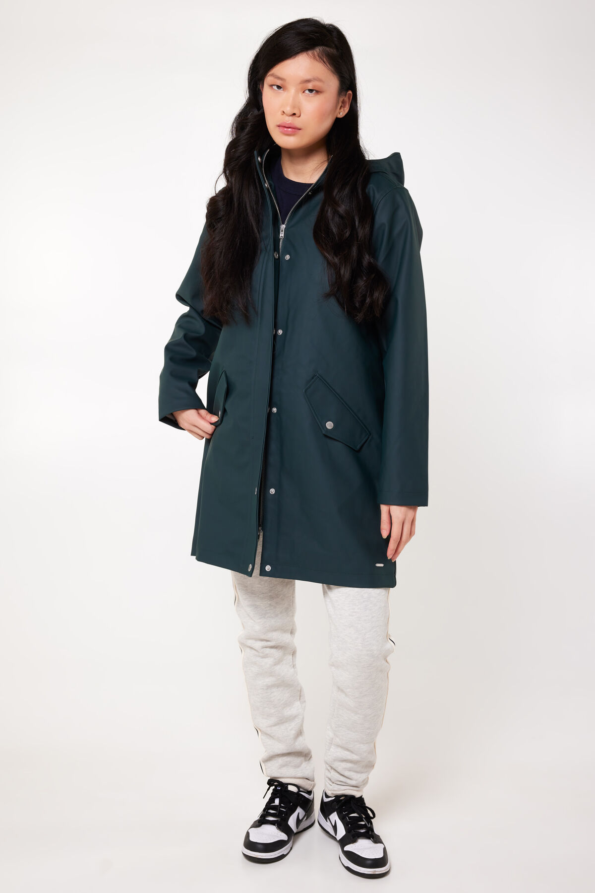 Women Rain jacket Janice Hard green America Today