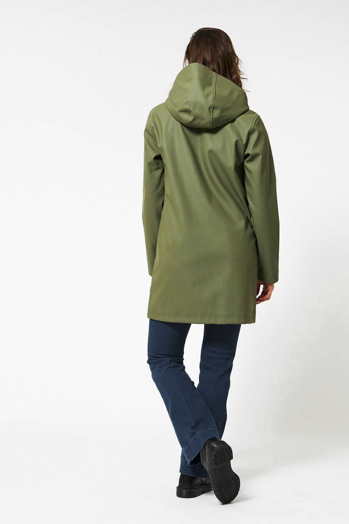Ladies lined hotsell raincoat with hood