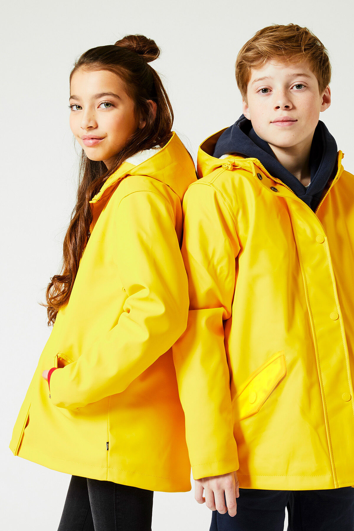 Girls yellow rain jacket outlet