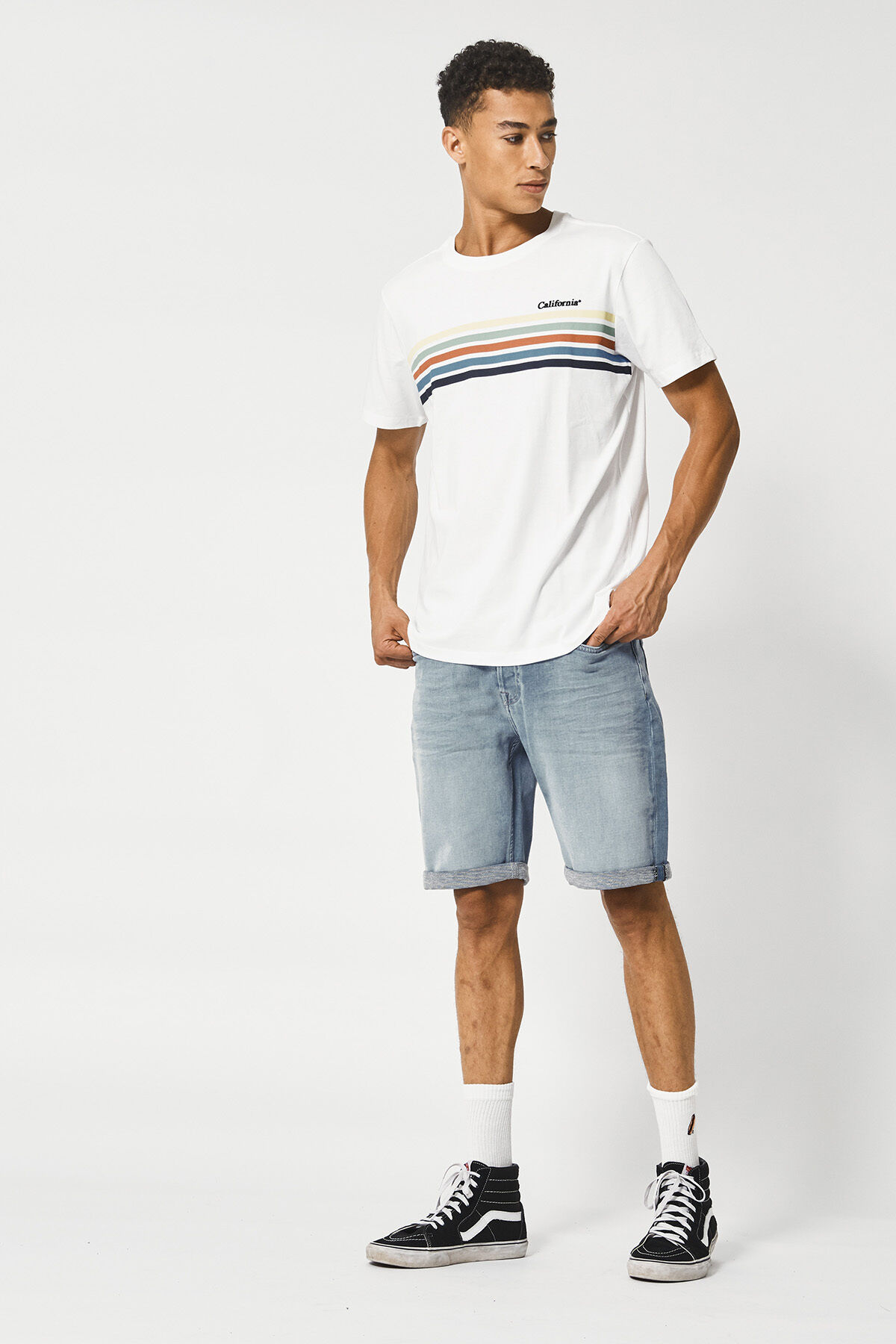 Jogdenim short Robert jog image number 0