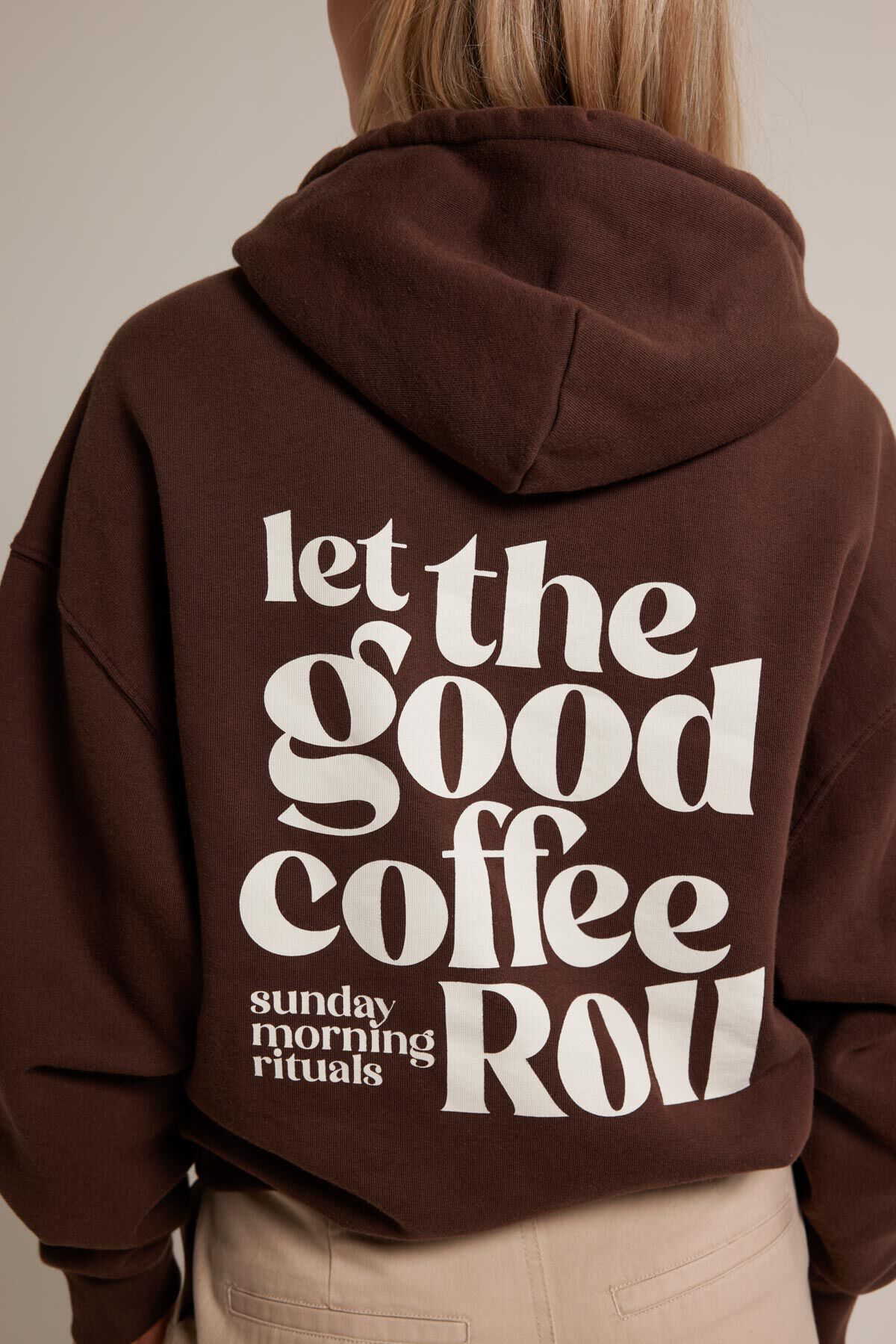 Dames Hoodie Suki Chocolate America Today