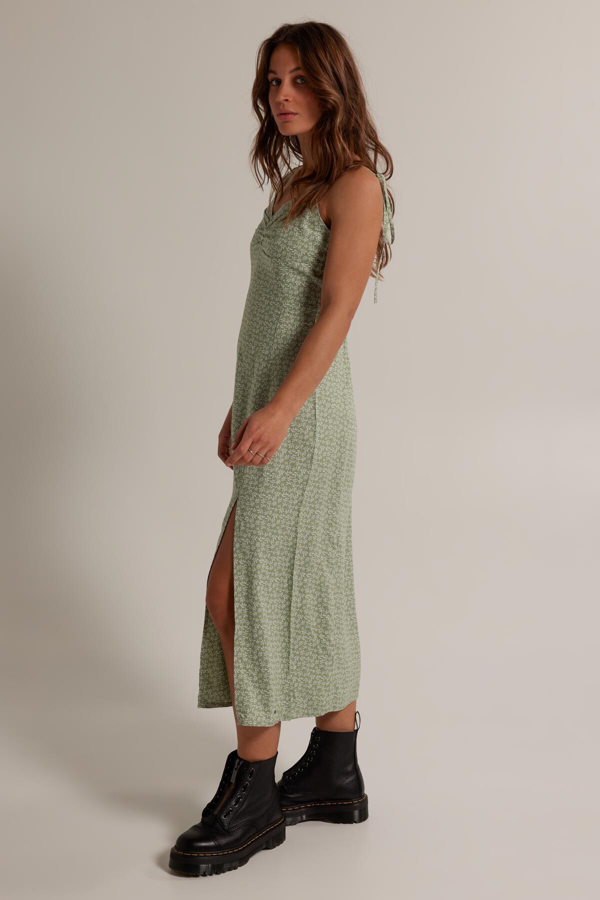 Dames Jurk Delia Soft green America Today