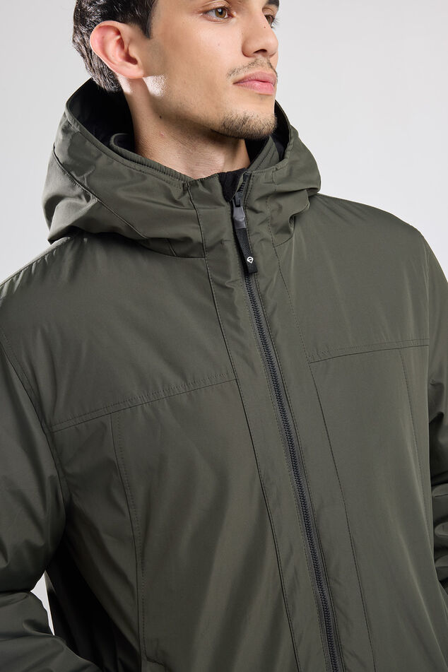 Hooded bomber jacket Justin image number 3