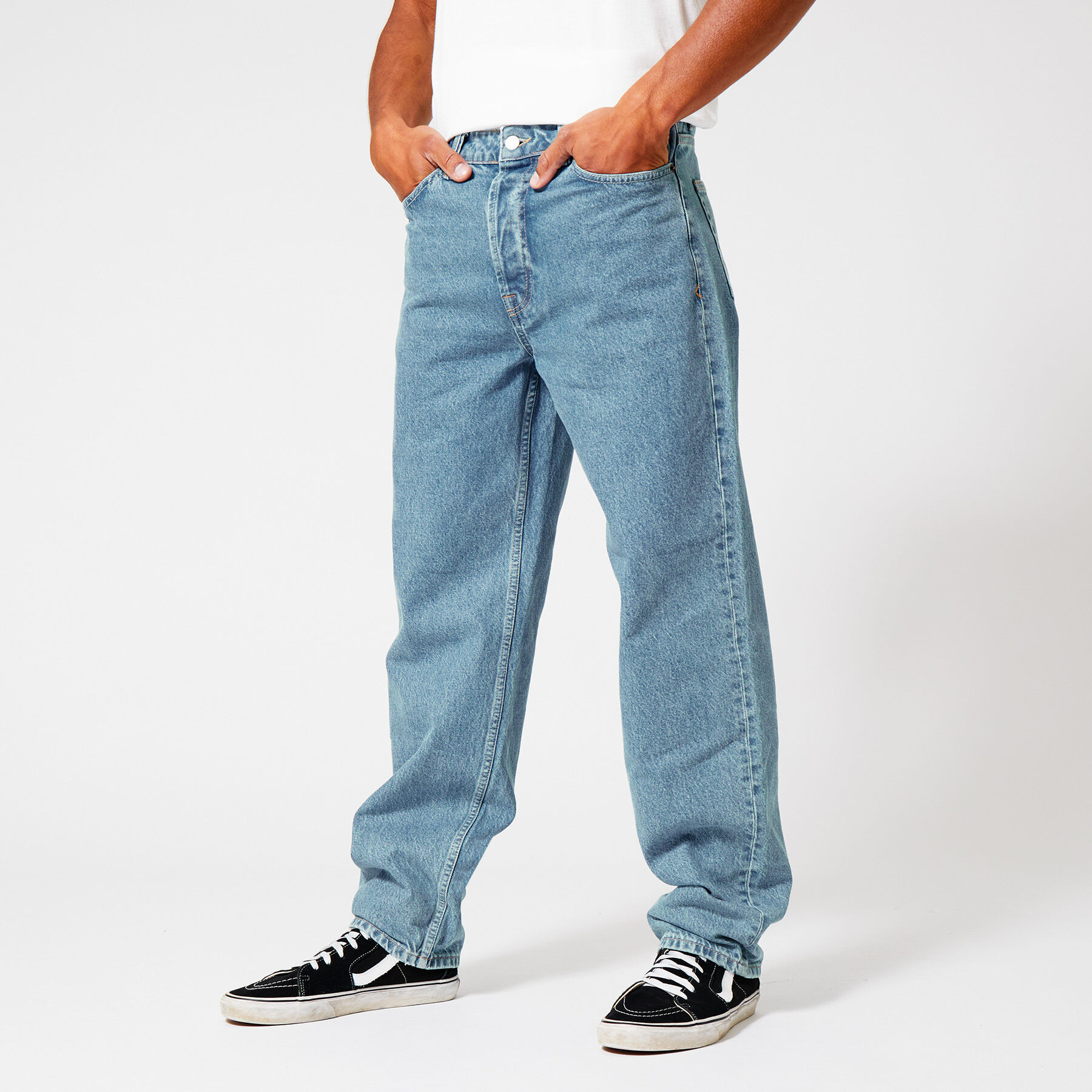 Men Jeans loose-fit Medium blue | America Today