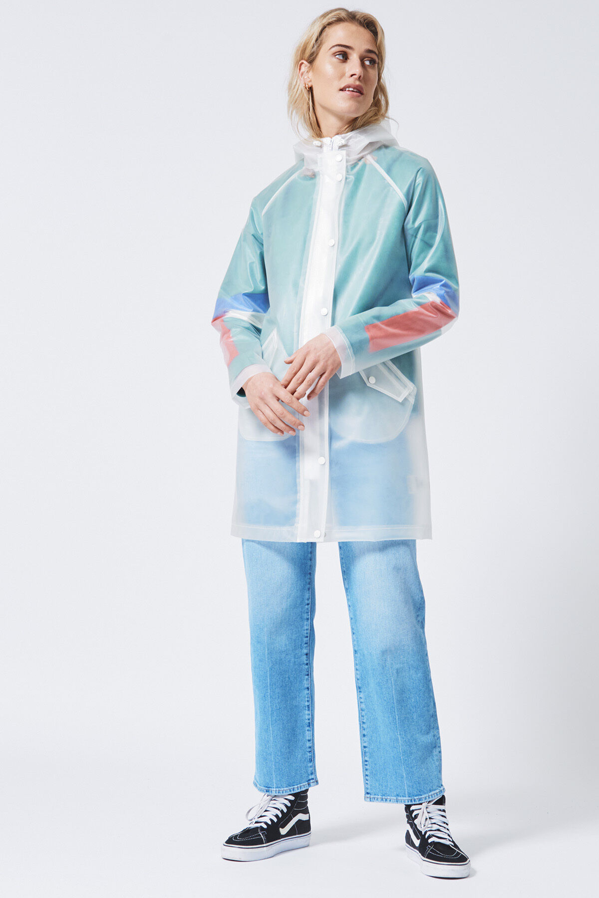 Transparent jacket zara hot sale