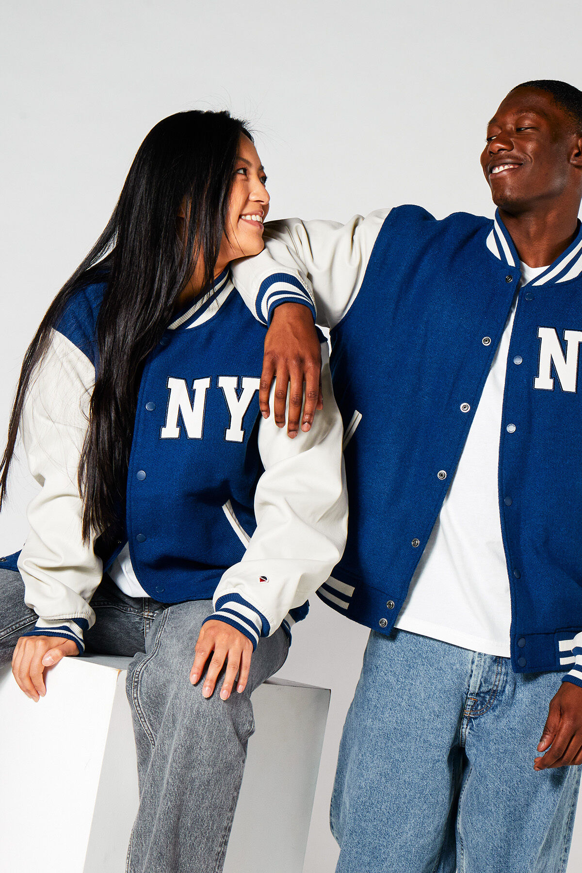 On the hunt for men's varsity jackets 