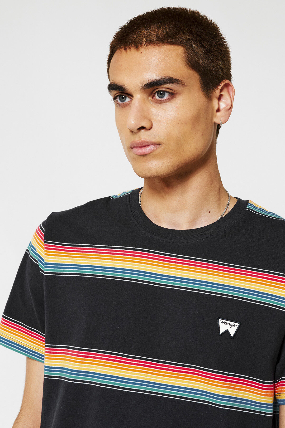 Short sleeve rainbow tee image number 3