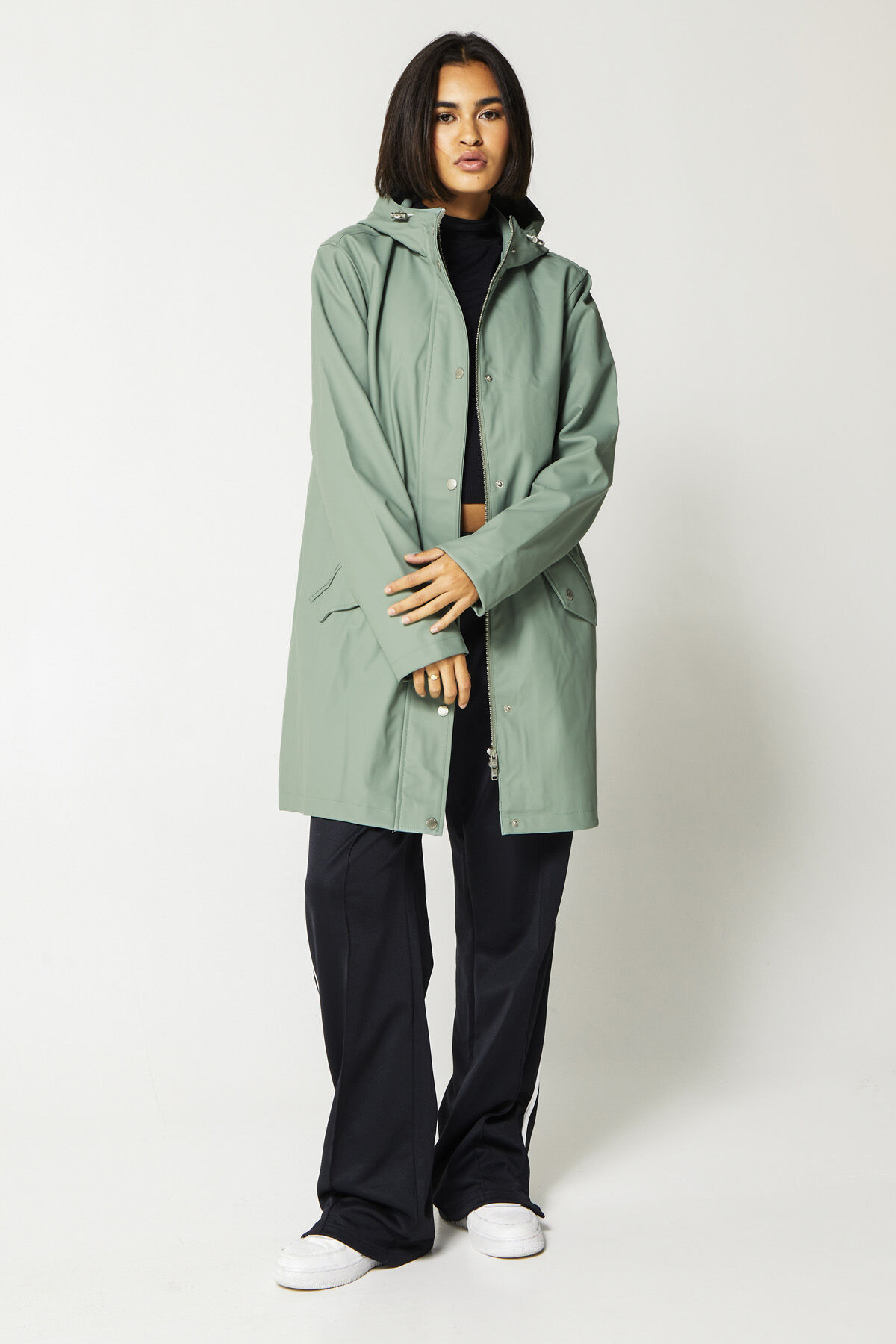 Ladies rain on sale slicker jackets