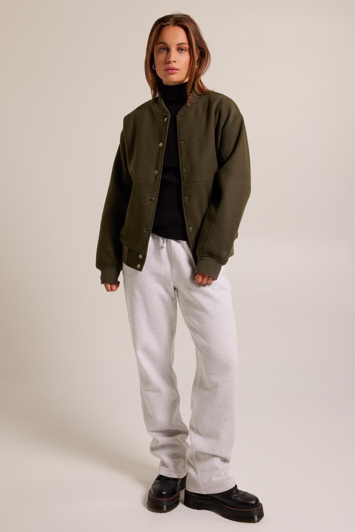 Washed effect bomber jacket with recycled padding | Alcott | Women's Jackets