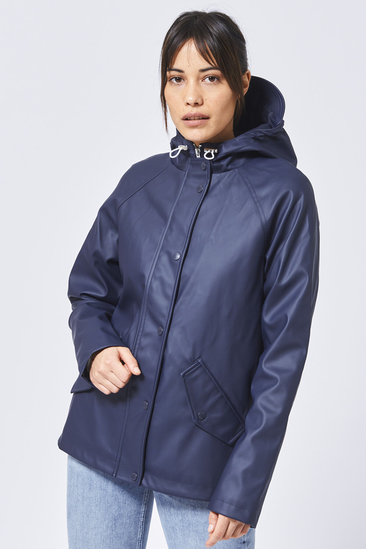 Womens new arrivals short raincoat