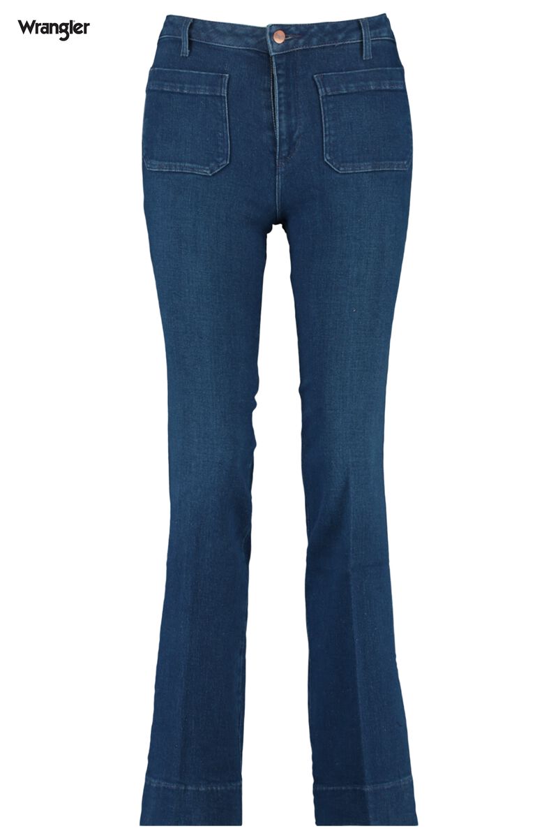 Women Flared Jeans Wrangler Blue Buy Online