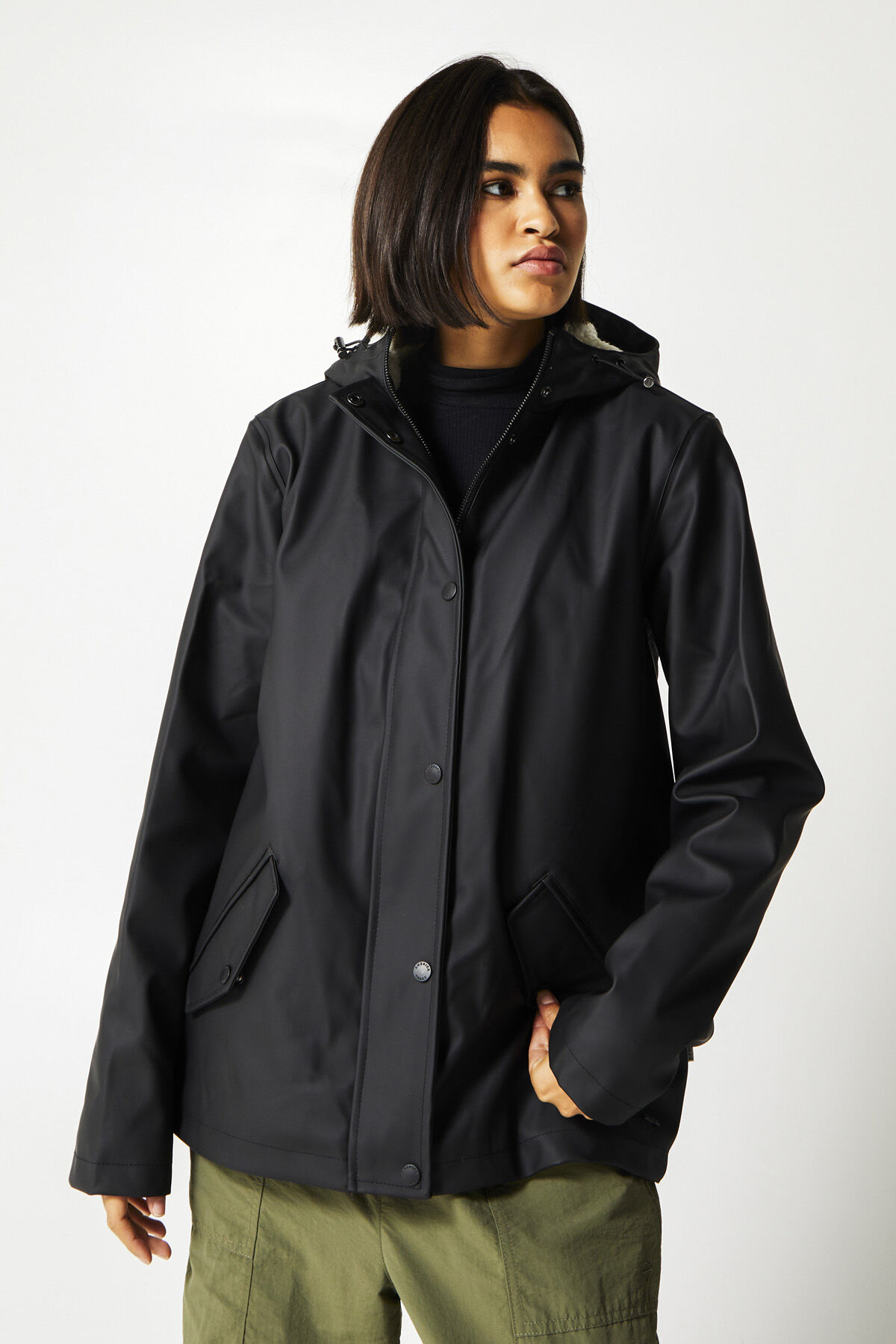 America today sales regenjas zwart dames
