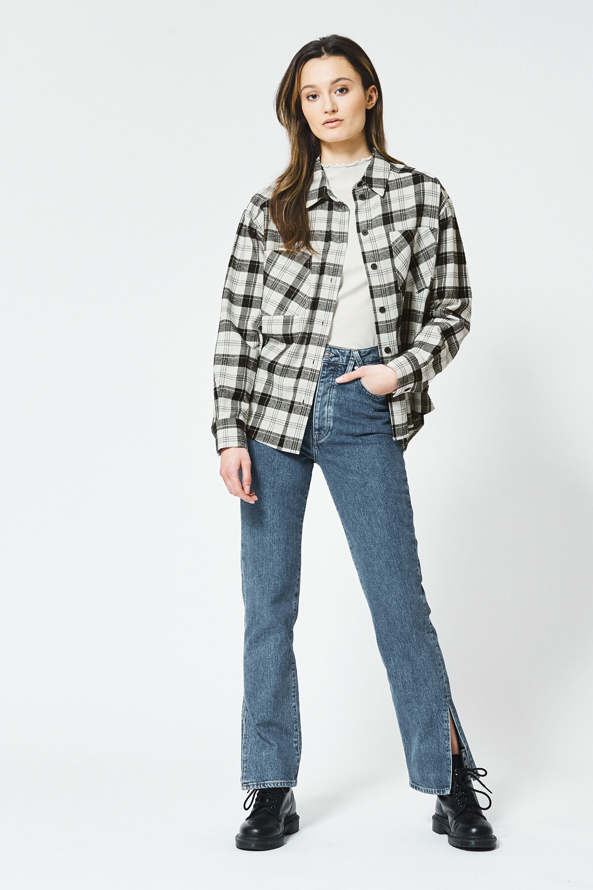 Blouse collar Bobby Check image number 0