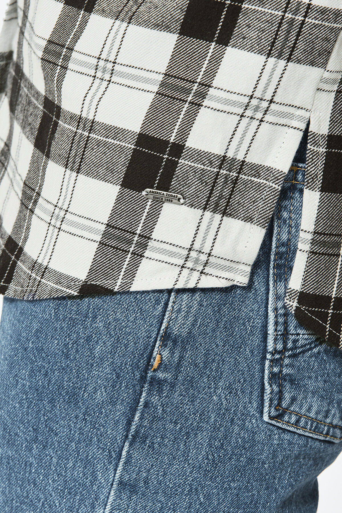 Blouse collar Bobby Check image number 3