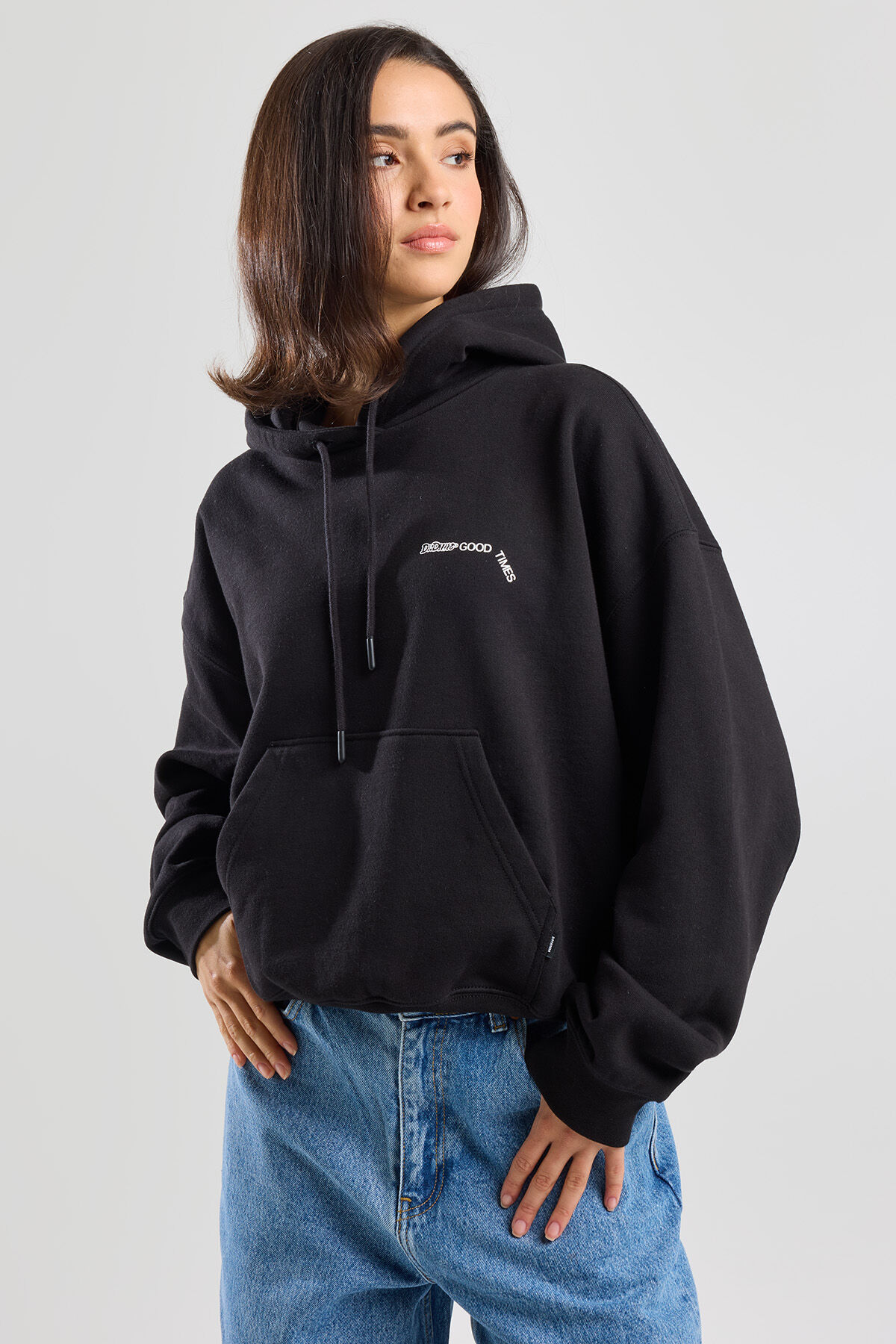 Women Dr Denim Debbie Hoodie Black America Today