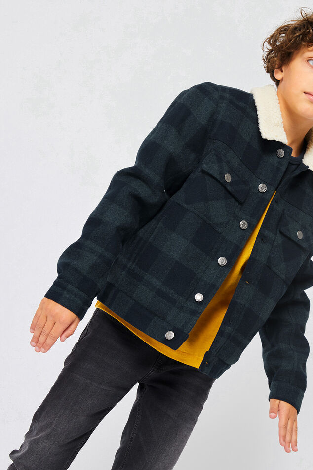 Trucker jacket Jacob check Jr image number 1