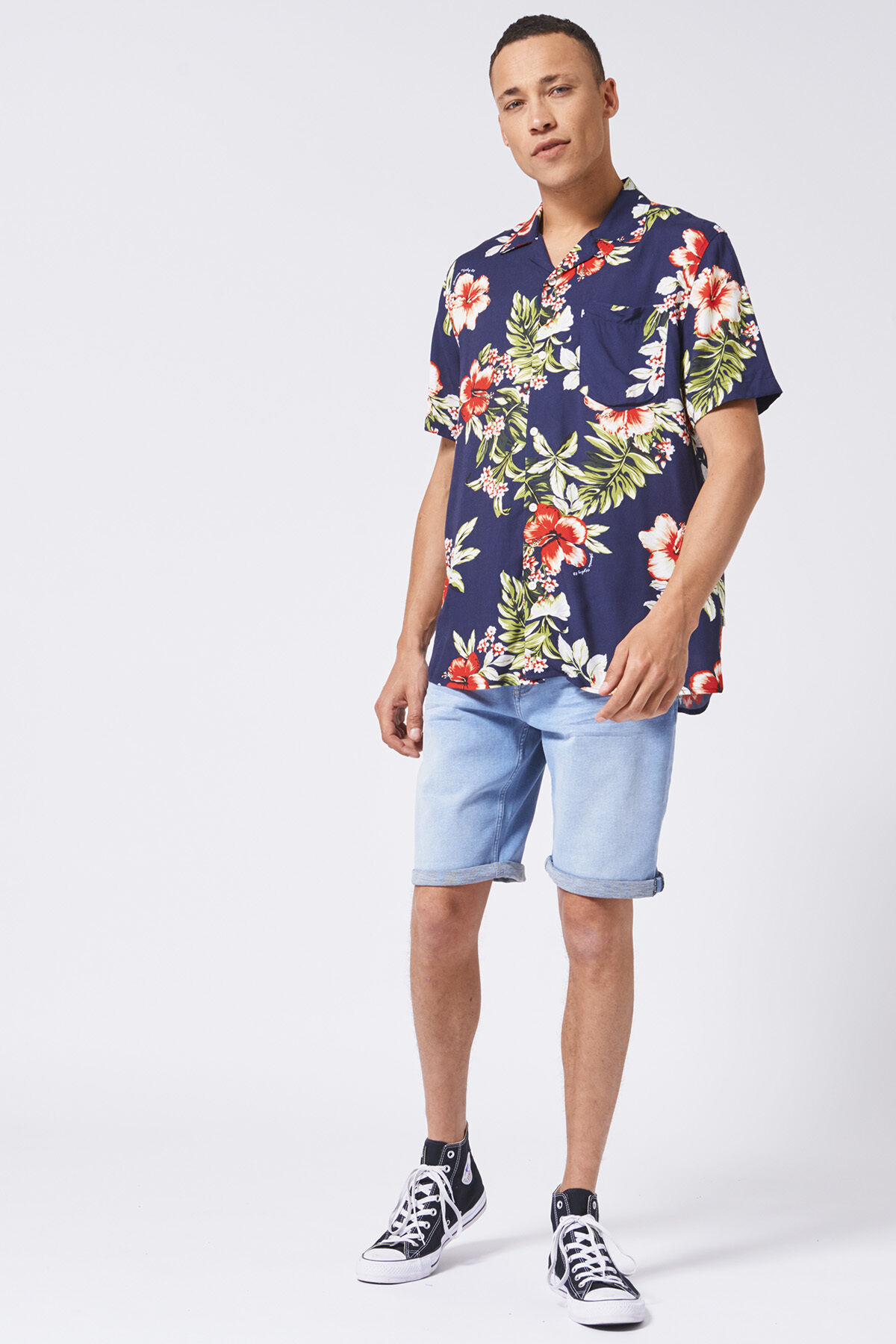 Jogdenim short Robert jog image number 0