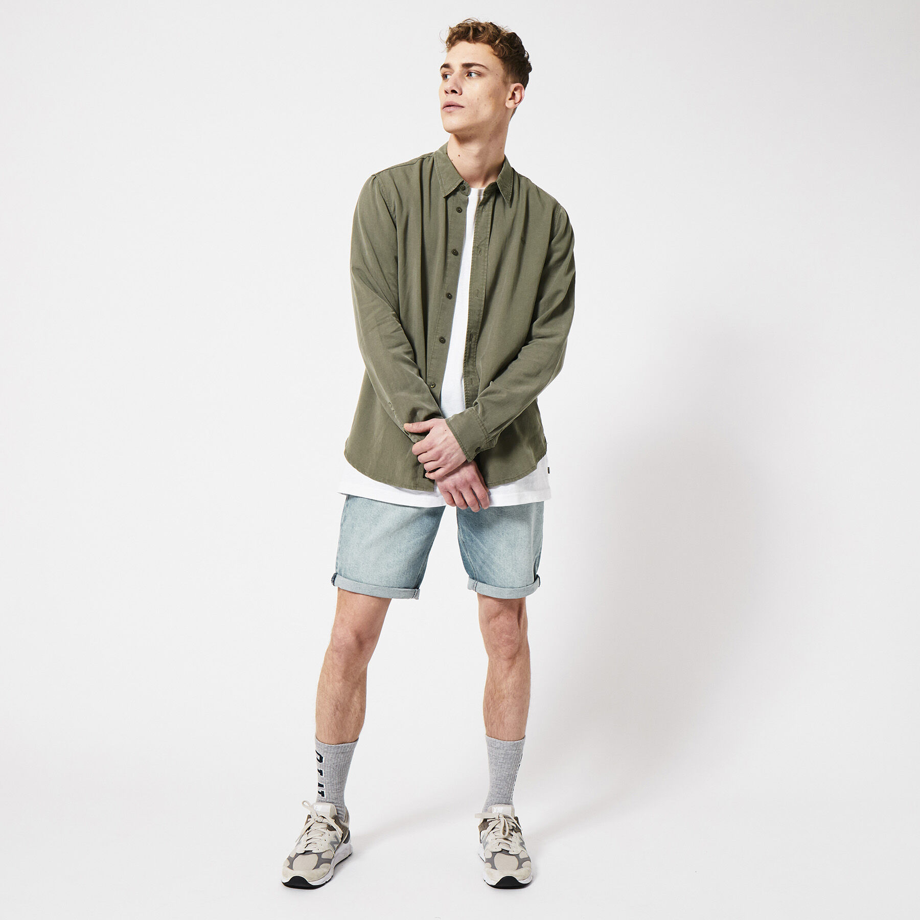 Herren Jeans-Shorts Blau | America Today