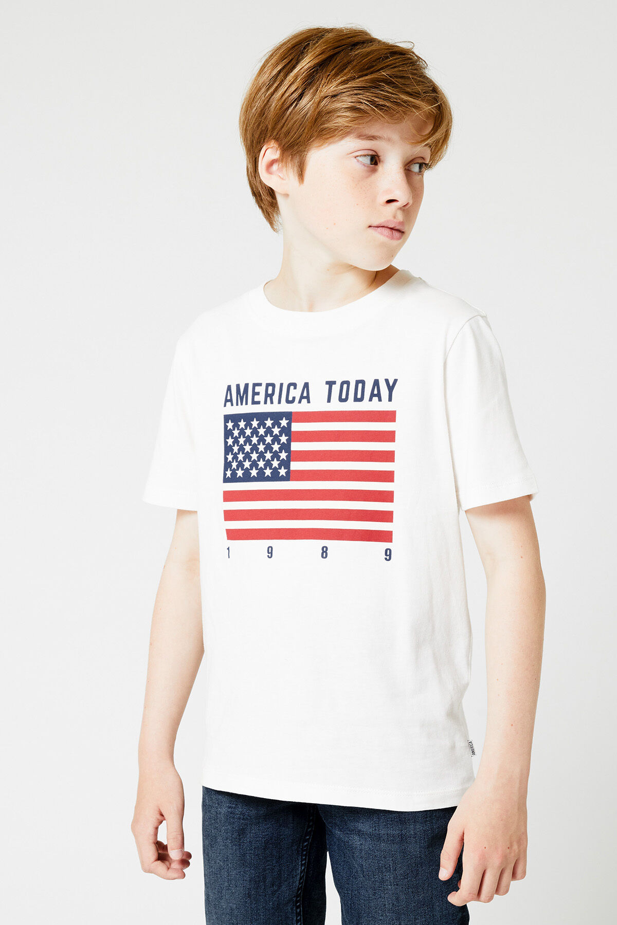White american flag shirt sale
