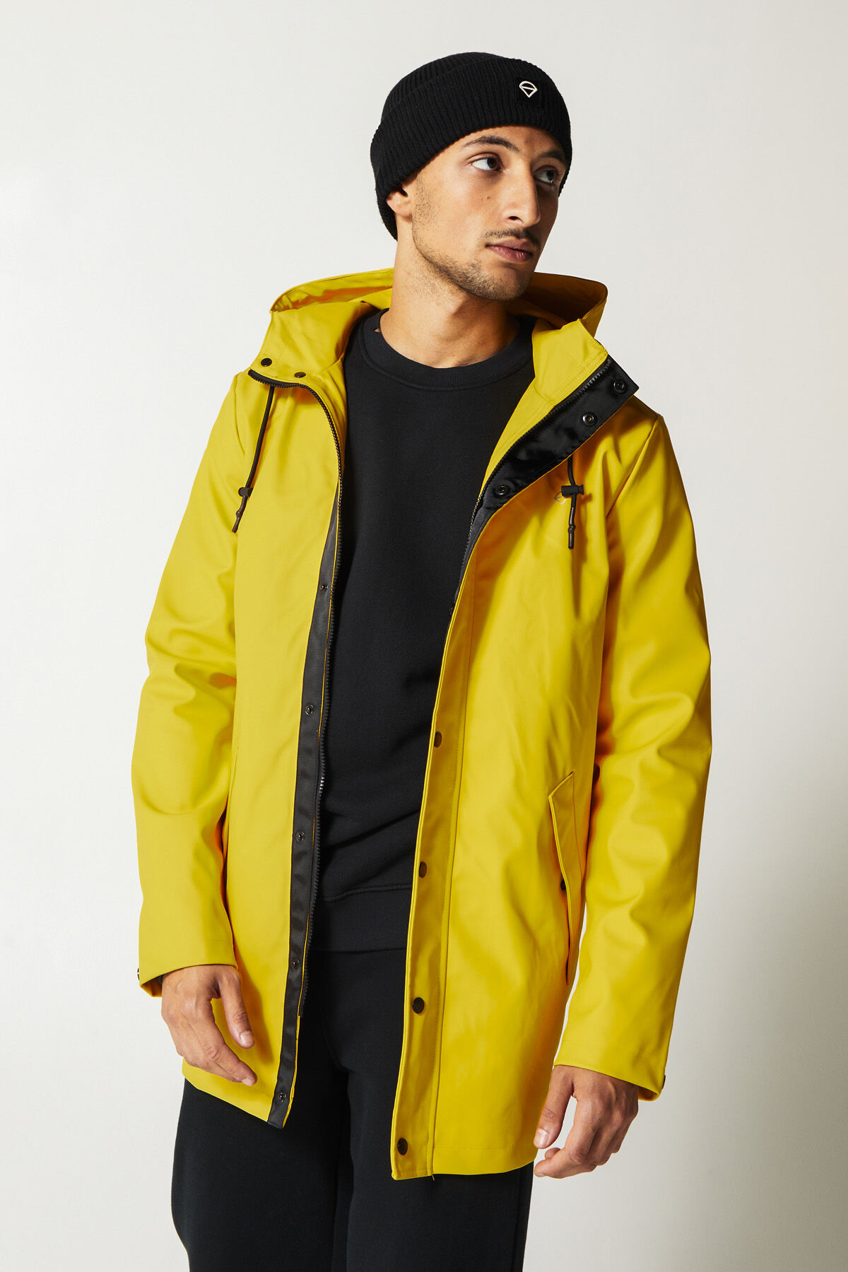 Rain jacket yellow mens 2025