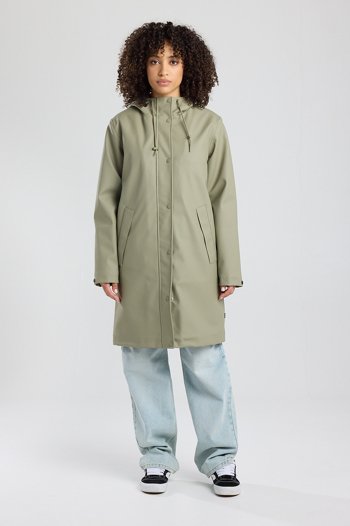 ジャケット・アウター ameri CARDBOARD FLARE DRESS COAT Claire Faux-Fur Coat | Marciano