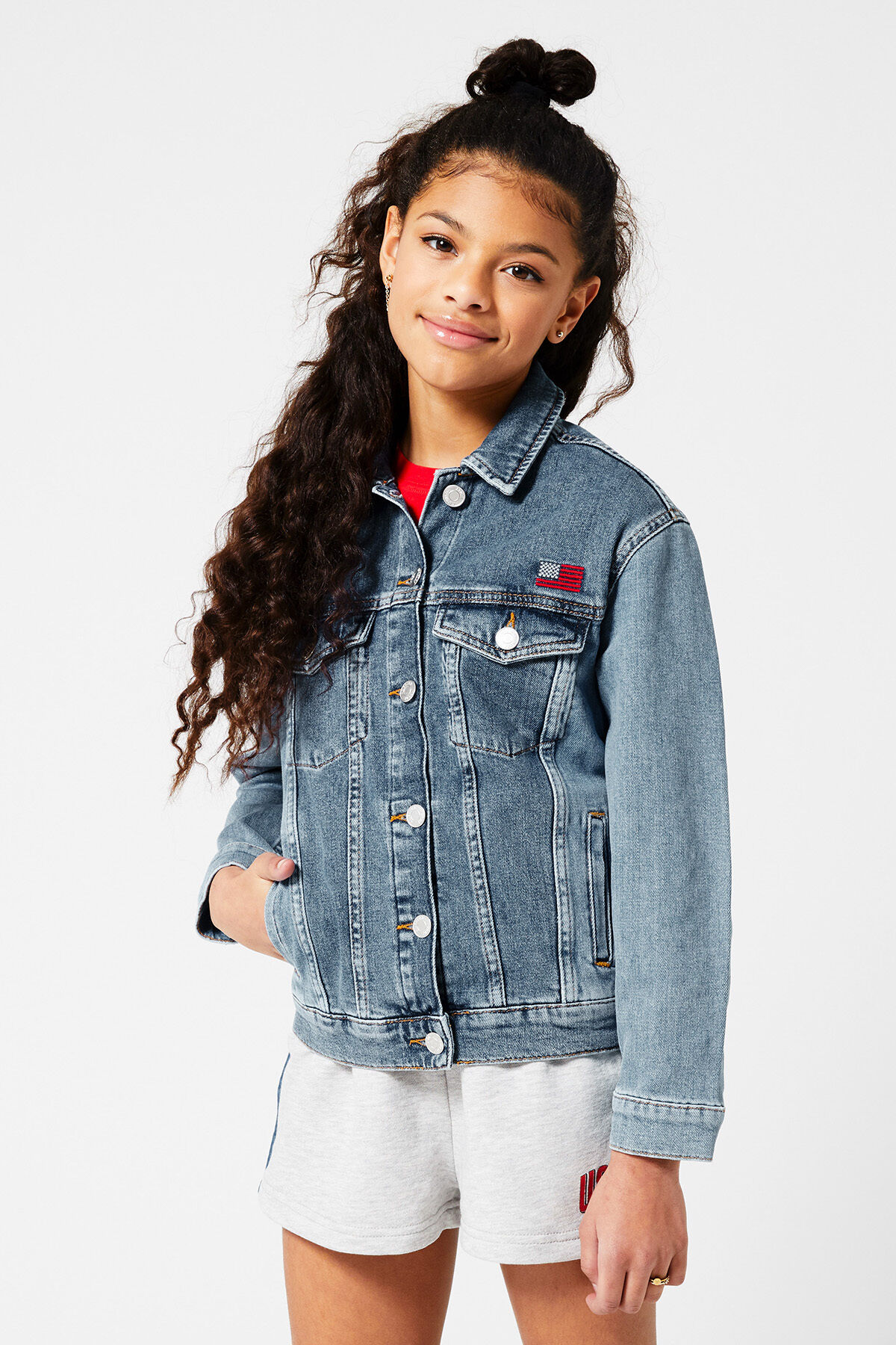 Denim jacket Jeacy JR image number 1