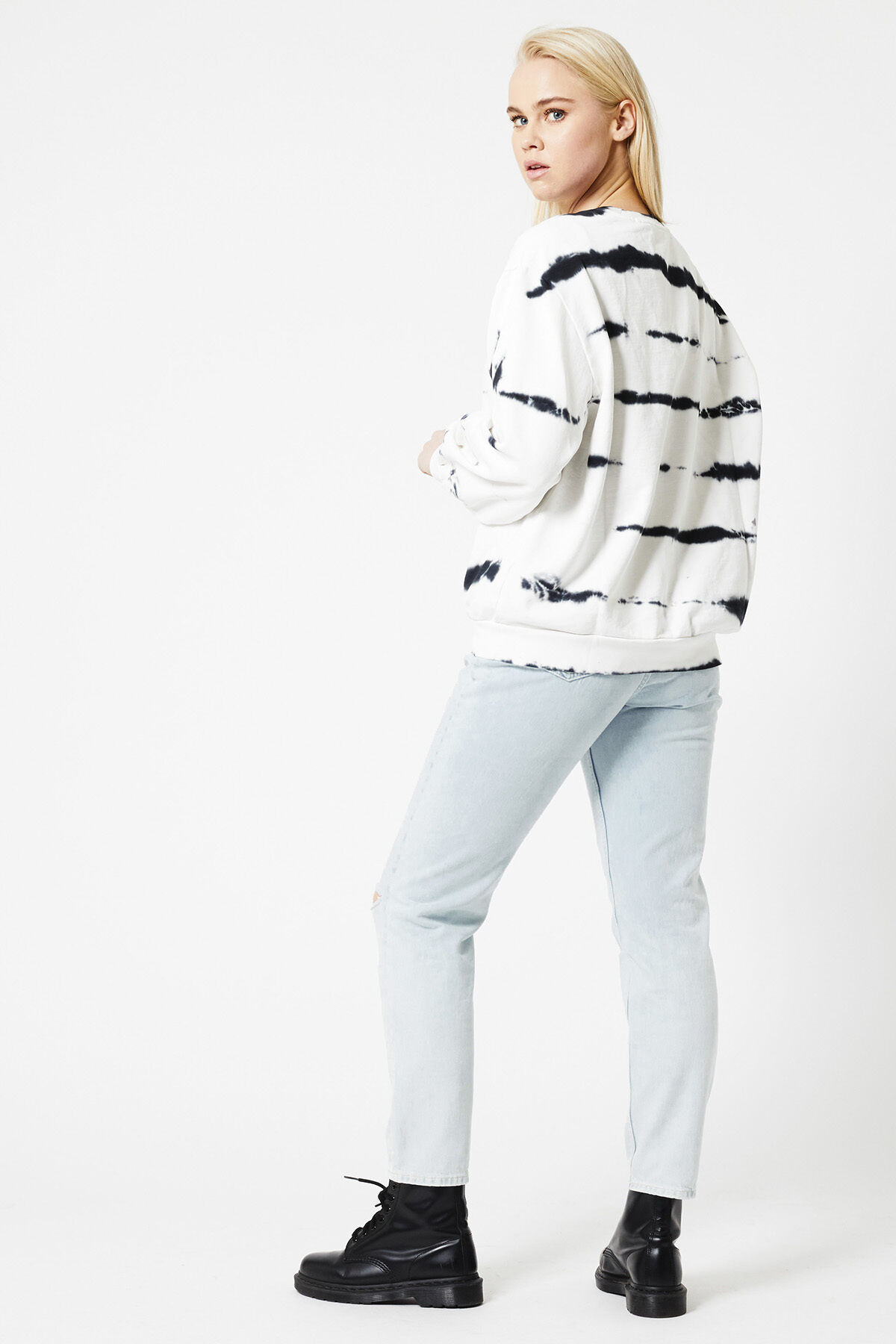 Sweater Melrose slouchy crew image number 2