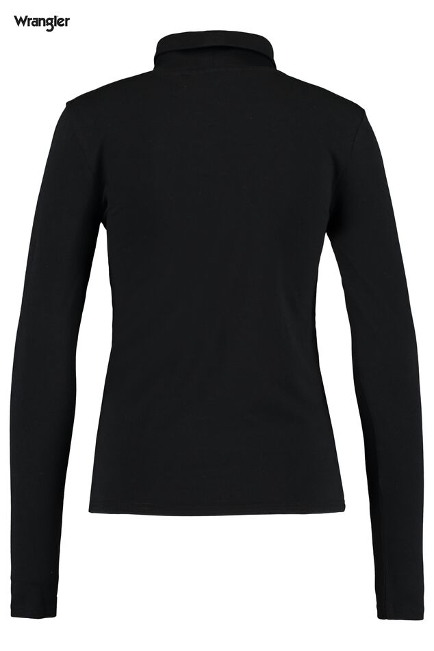 Long sleeve High neck baby tee image number 1