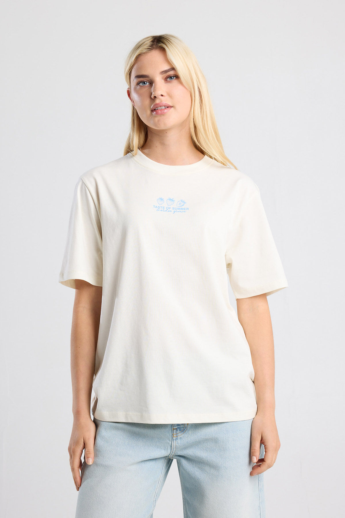 AM1366 Lindsay logo tops Ivory アイボリー AM1366 Lindsay logo tops Ivory アイボリー
