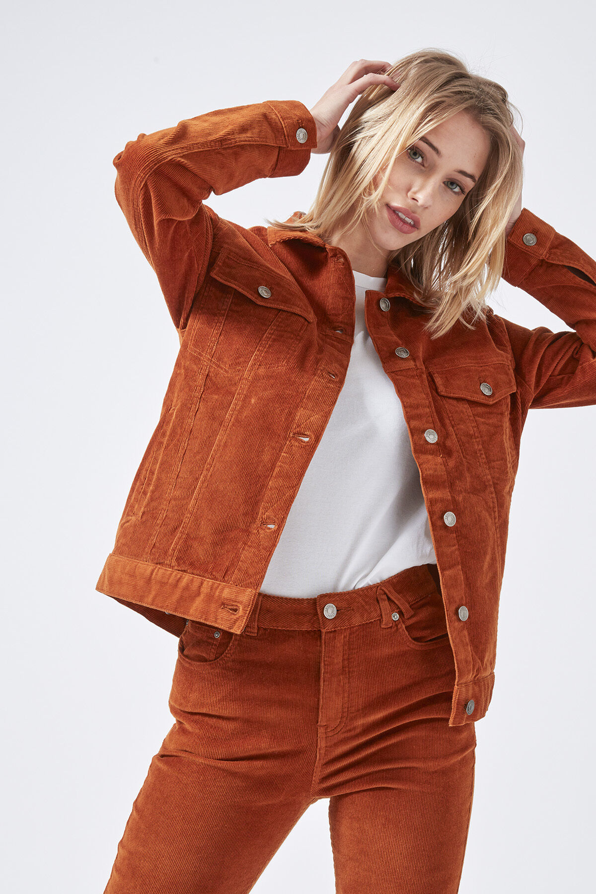 Trucker jacket Hilda Cord image number 0