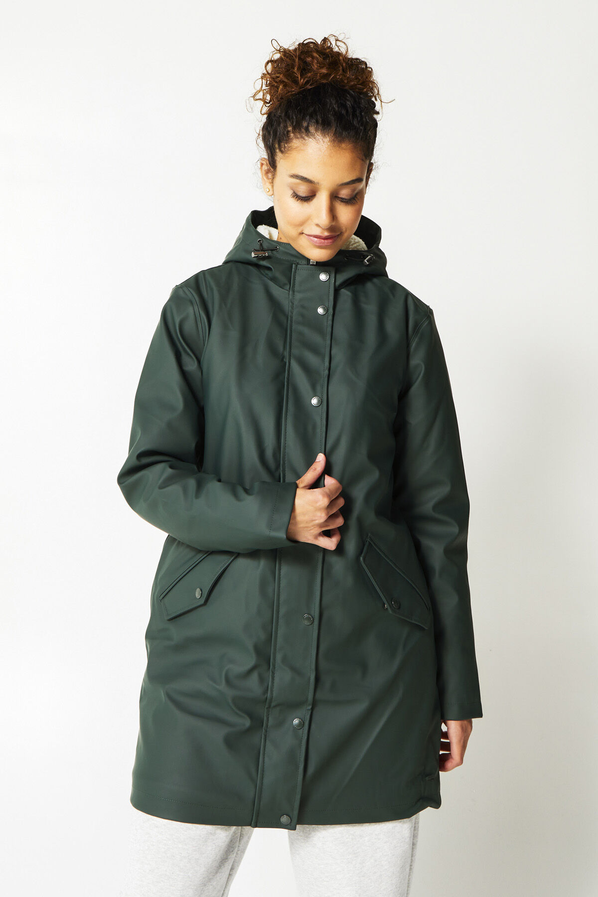 ジャケット・アウター AMERI ADORABLE SHAGGY CHECK COAT s-l1200.jpg