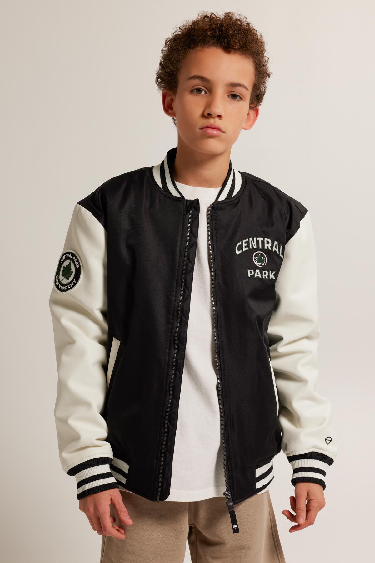Boys Baseball jacket Jack JR Black America Today