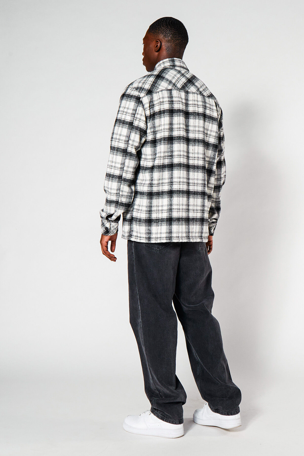 Heren Overshirt Heller Black white America Today
