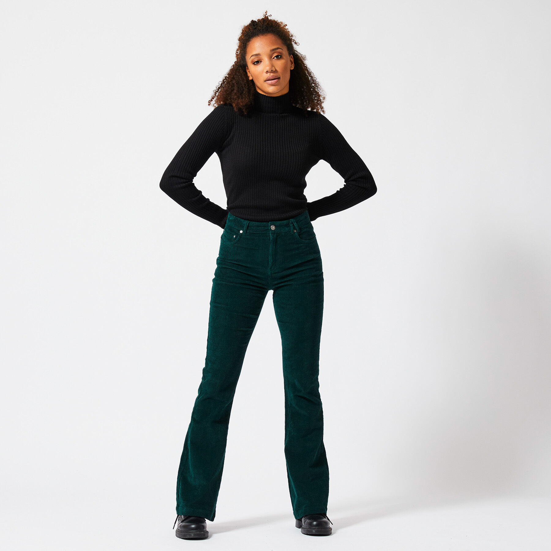 flared broek stretch