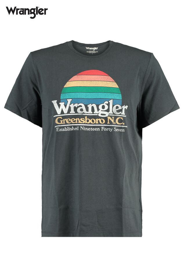 Wrangler Heren Shirt, cement, XL Wrangler Heren Shirt, cement, XL
