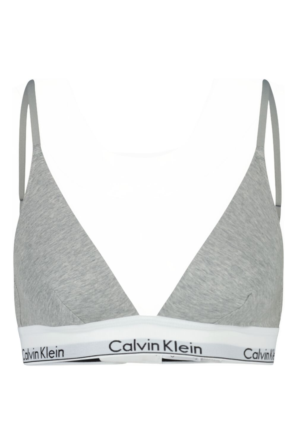 Calvin Klein Bralette Unlined Triangle Top Grijs