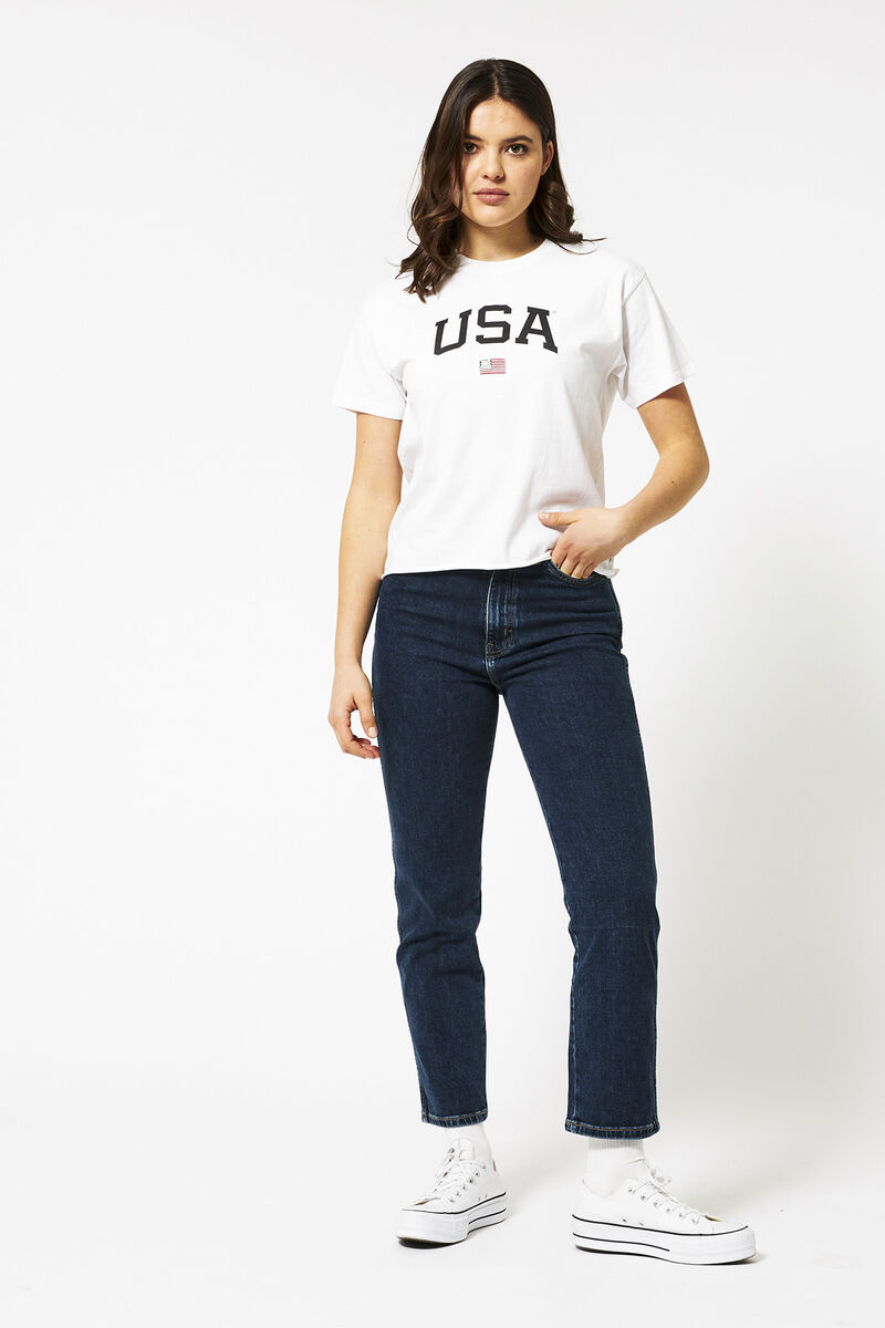 Women Wrangler jeans high waist Blue | America Today