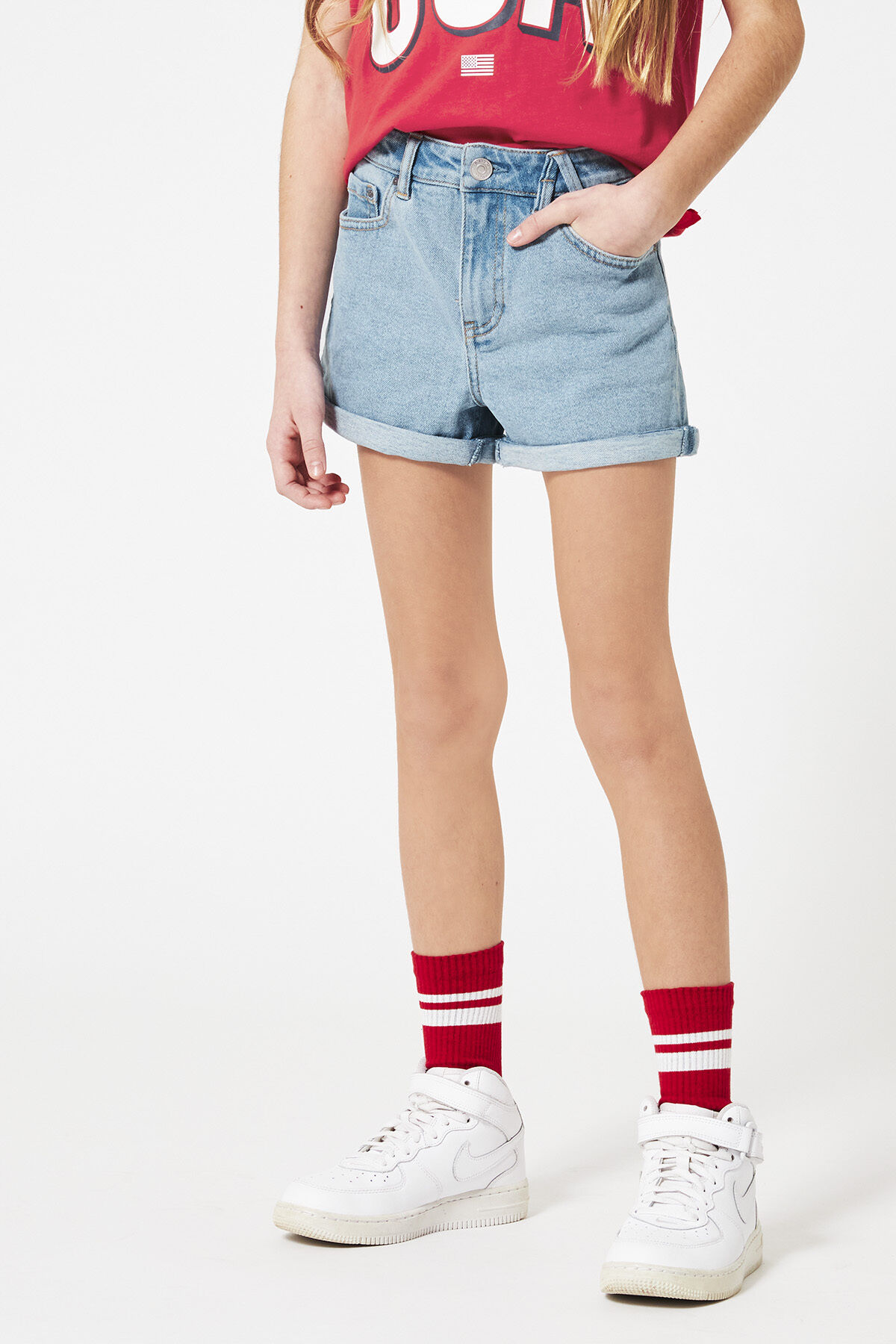 Denim short Lucy JR image number 1