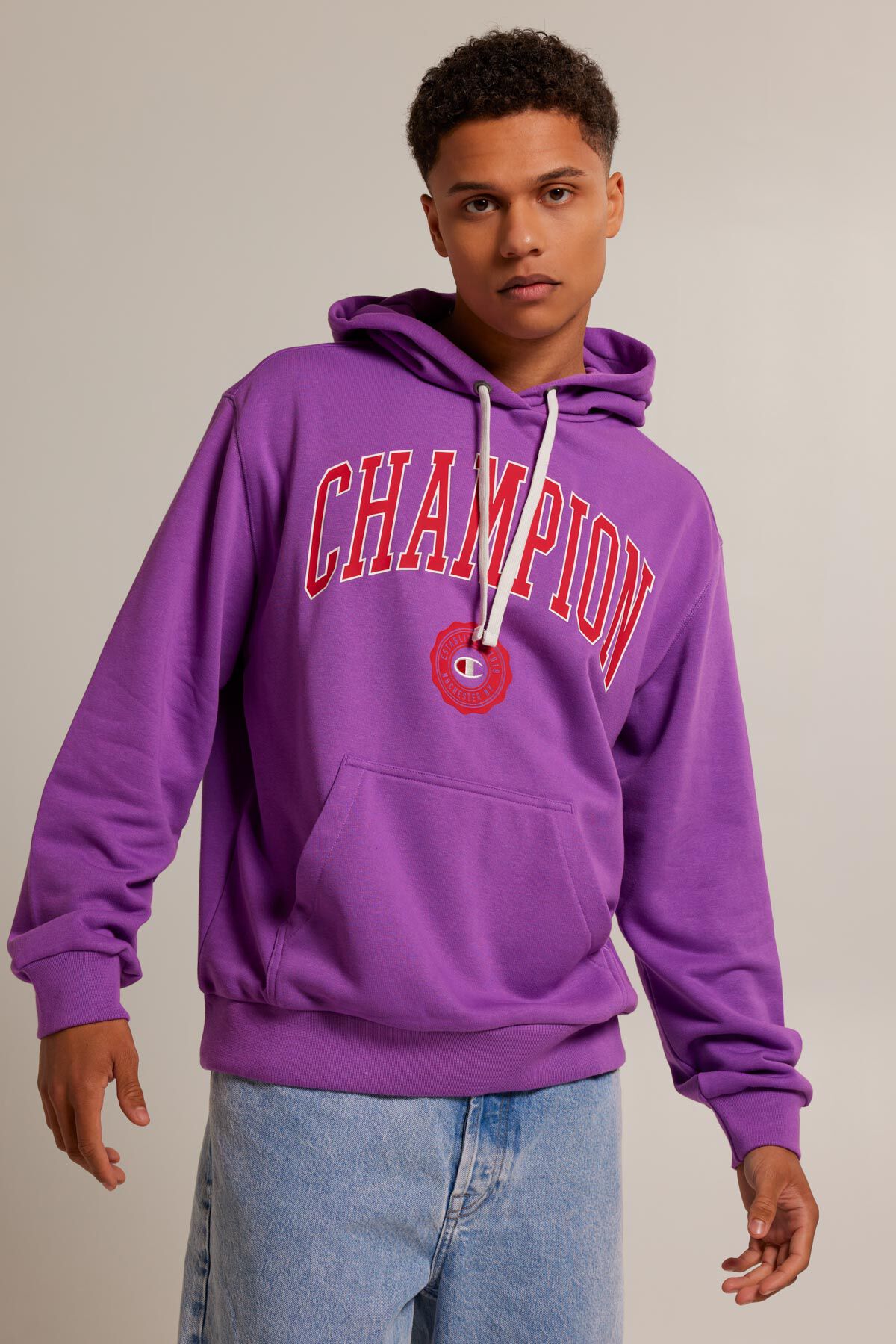 Purple champion sweatshirt mens new arrivals