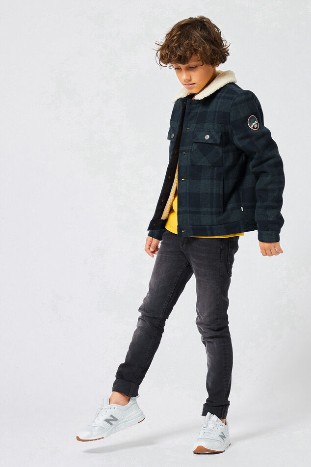 Trucker jacket Jacob check Jr image number 0
