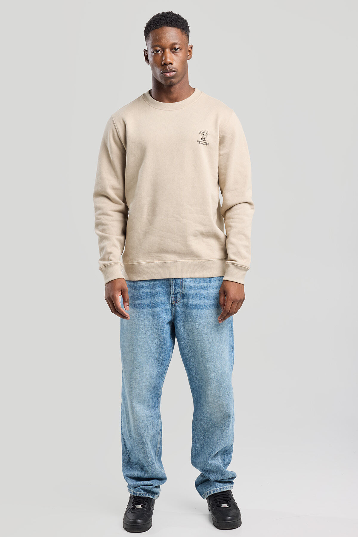 Men Sweater Sun Crew Mud America Today