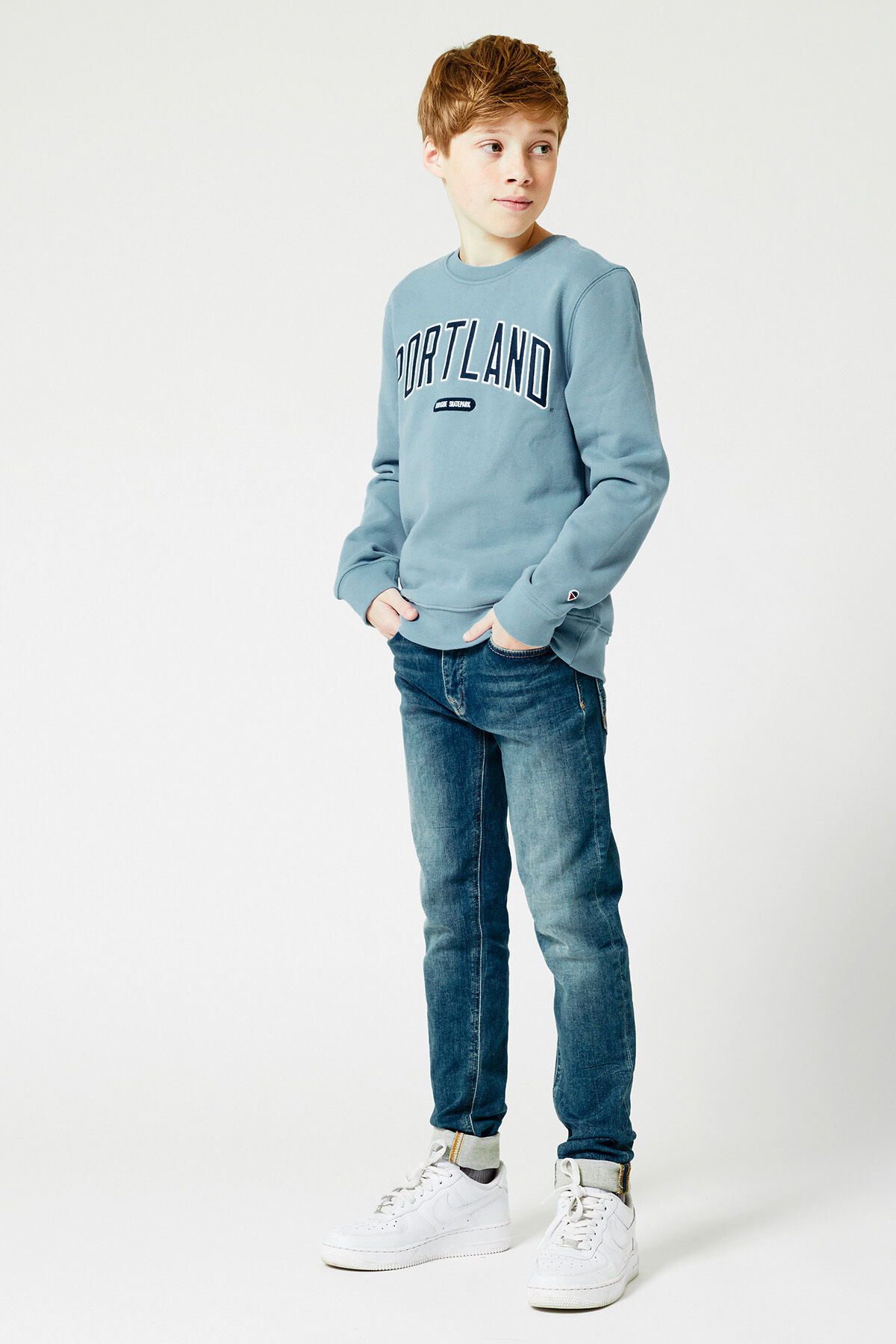 Boys light shop blue sweater