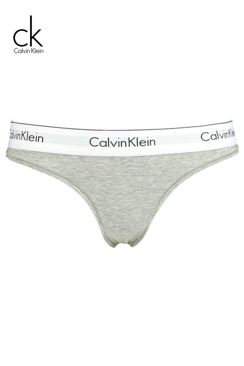 Vruchtbaar merk op Kanon Women Thong Calvin Klein Grey melange | America Today