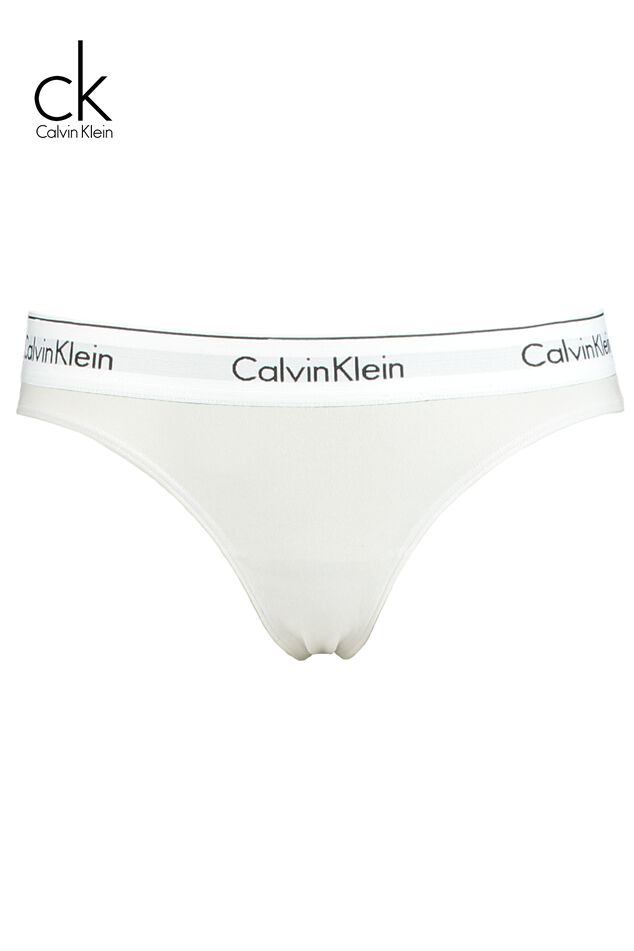 Women Thong Calvin Klein White