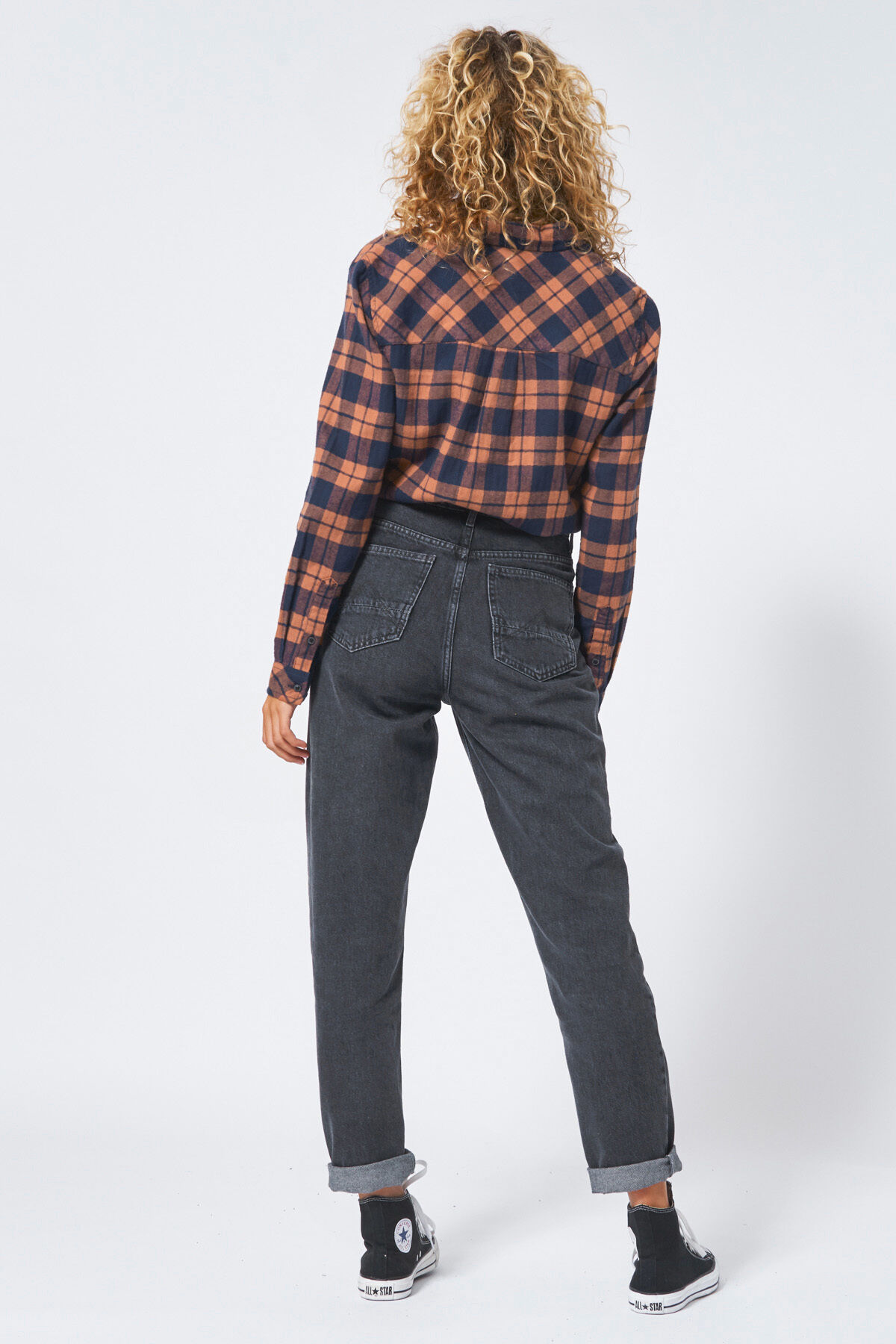 Blouse collar Britt Check image number 2