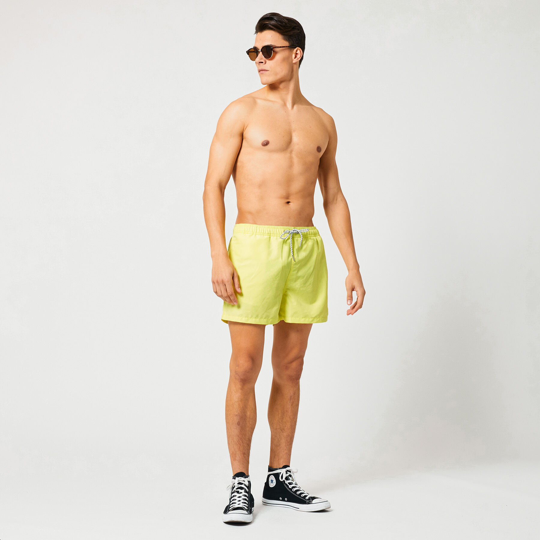 calvin klein drawstring swim shorts