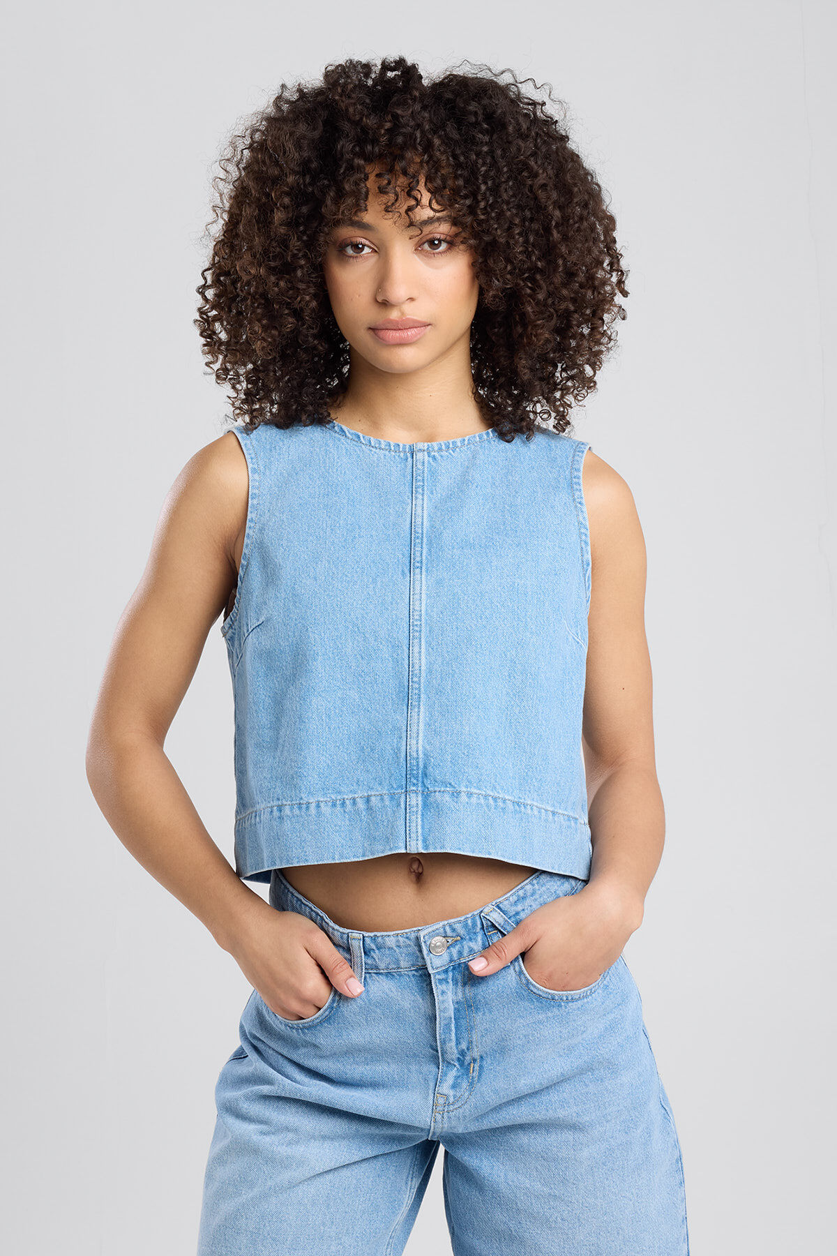 Denim top Imke image number 0